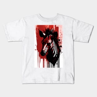 Okapi Ink Painting Kids T-Shirt